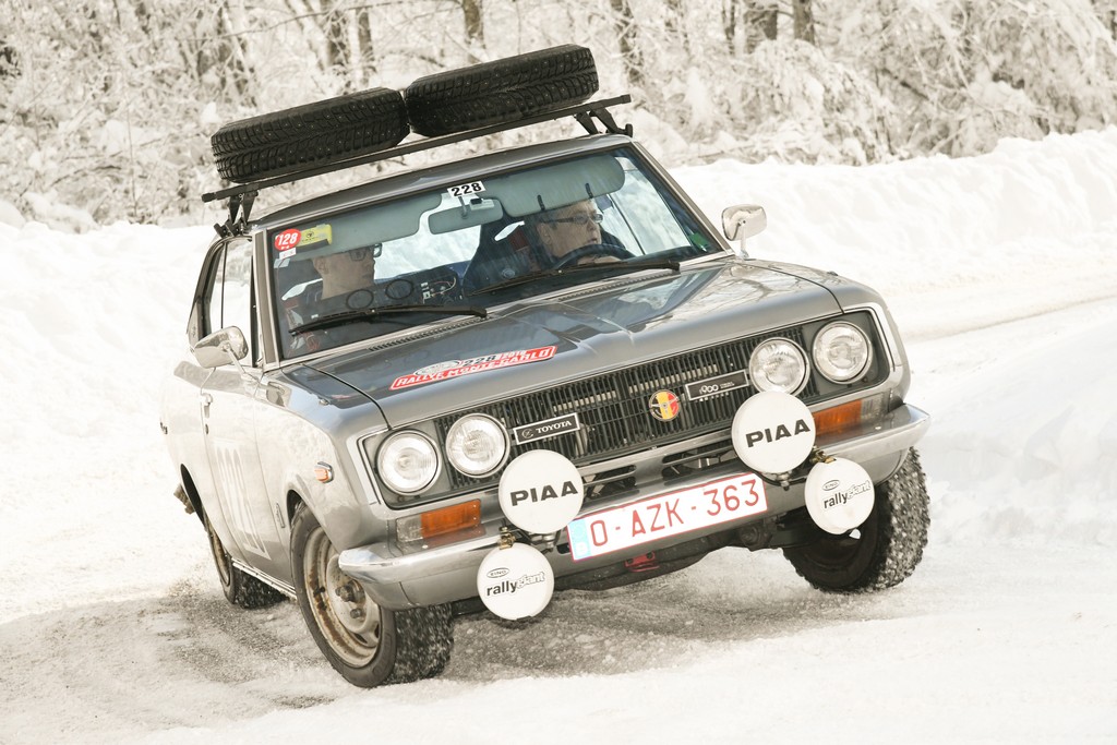 Rallye de monte-carlo en toyota